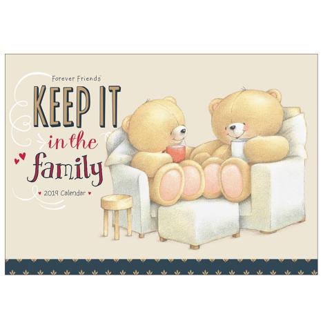 A4 Forever Friends Week-to-View Family Organiser 2019